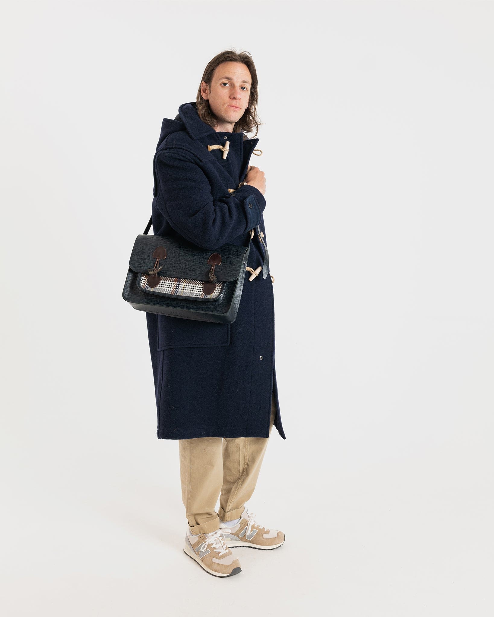 Unisex Gloverall x Cambridge Satchel Messenger Bag - Image 9
