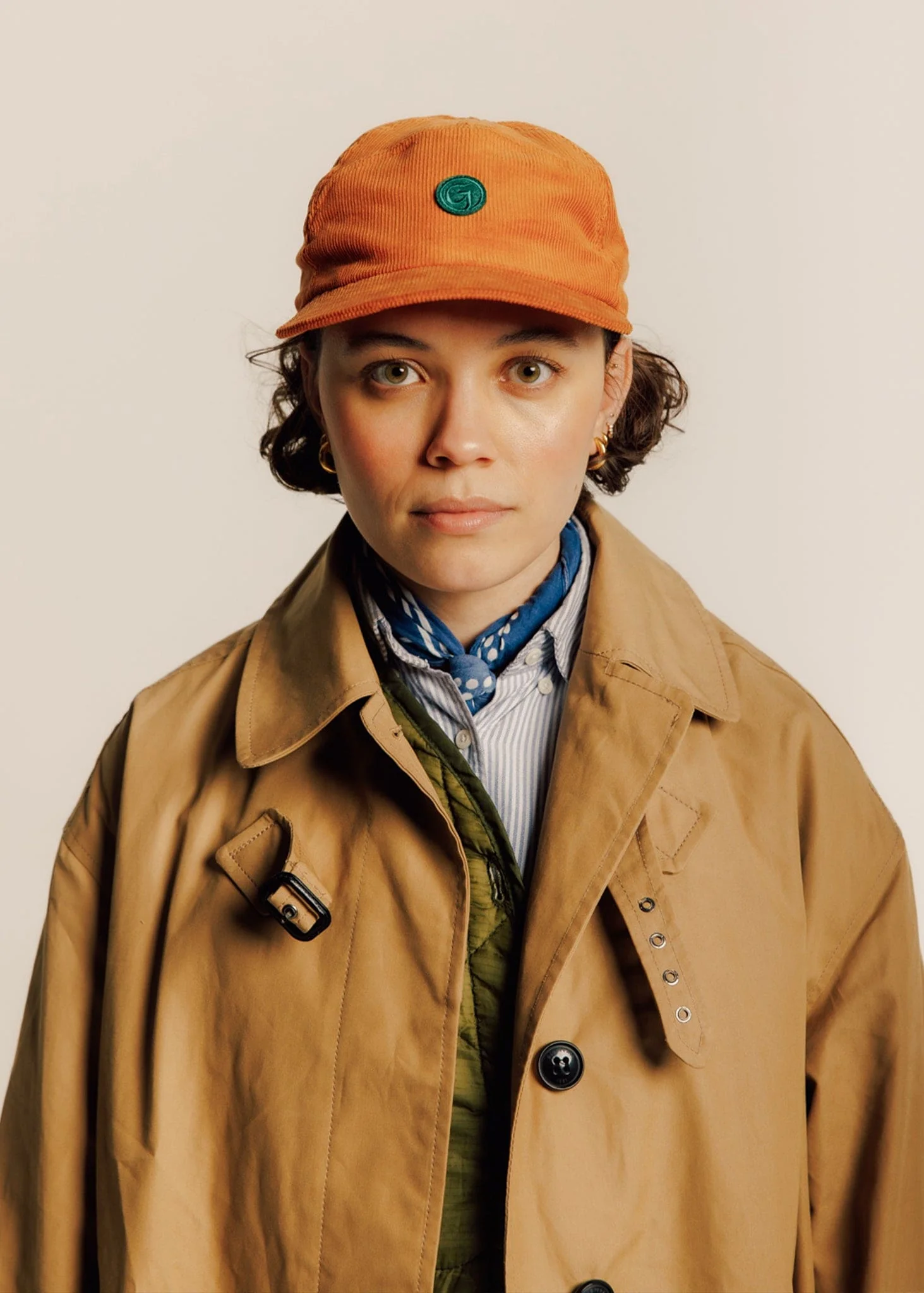 Unisex Renewed Hulme Cap Bright Orange - Image 6