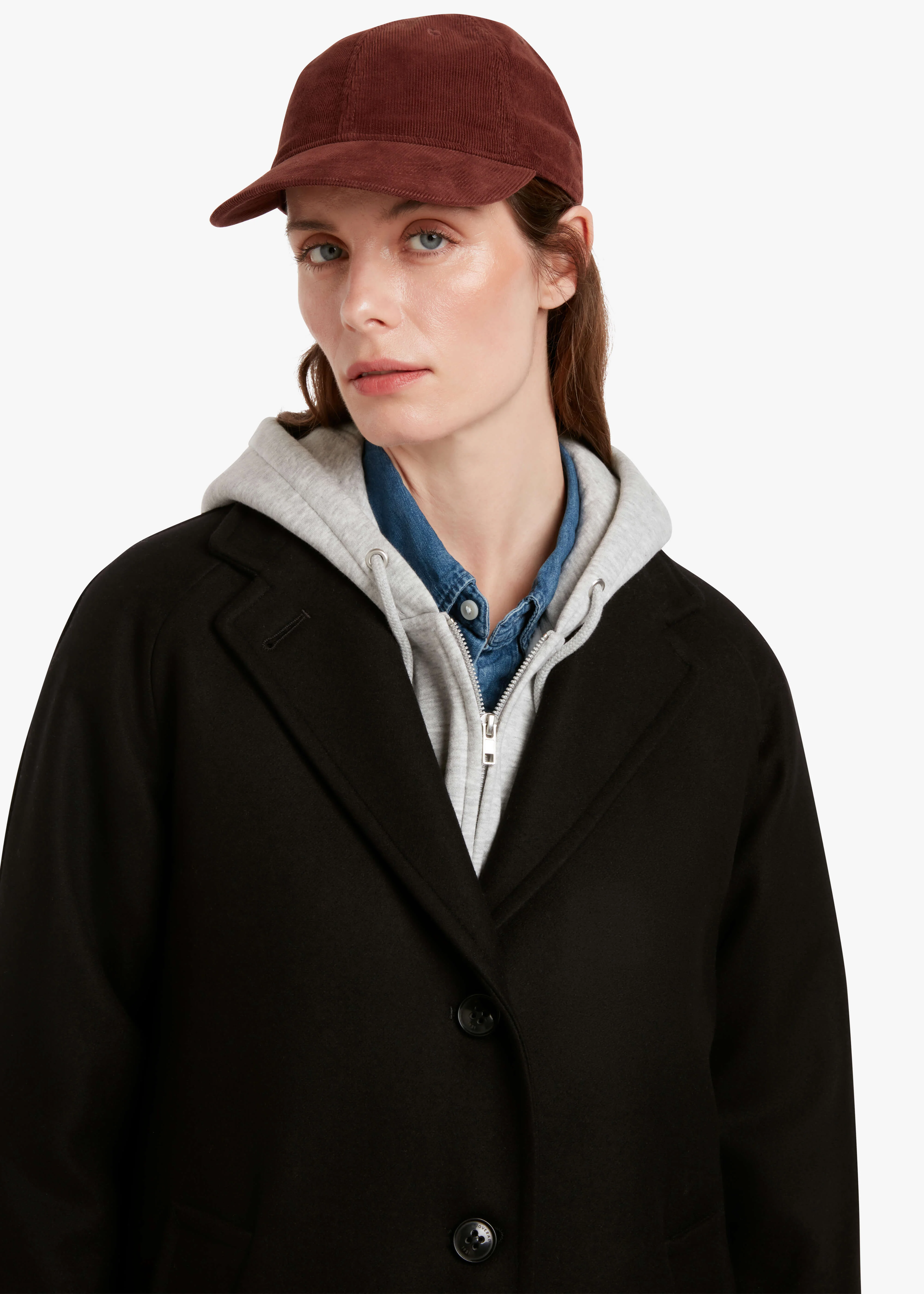 Women's Chesterfield Overcoat Black - Image 4