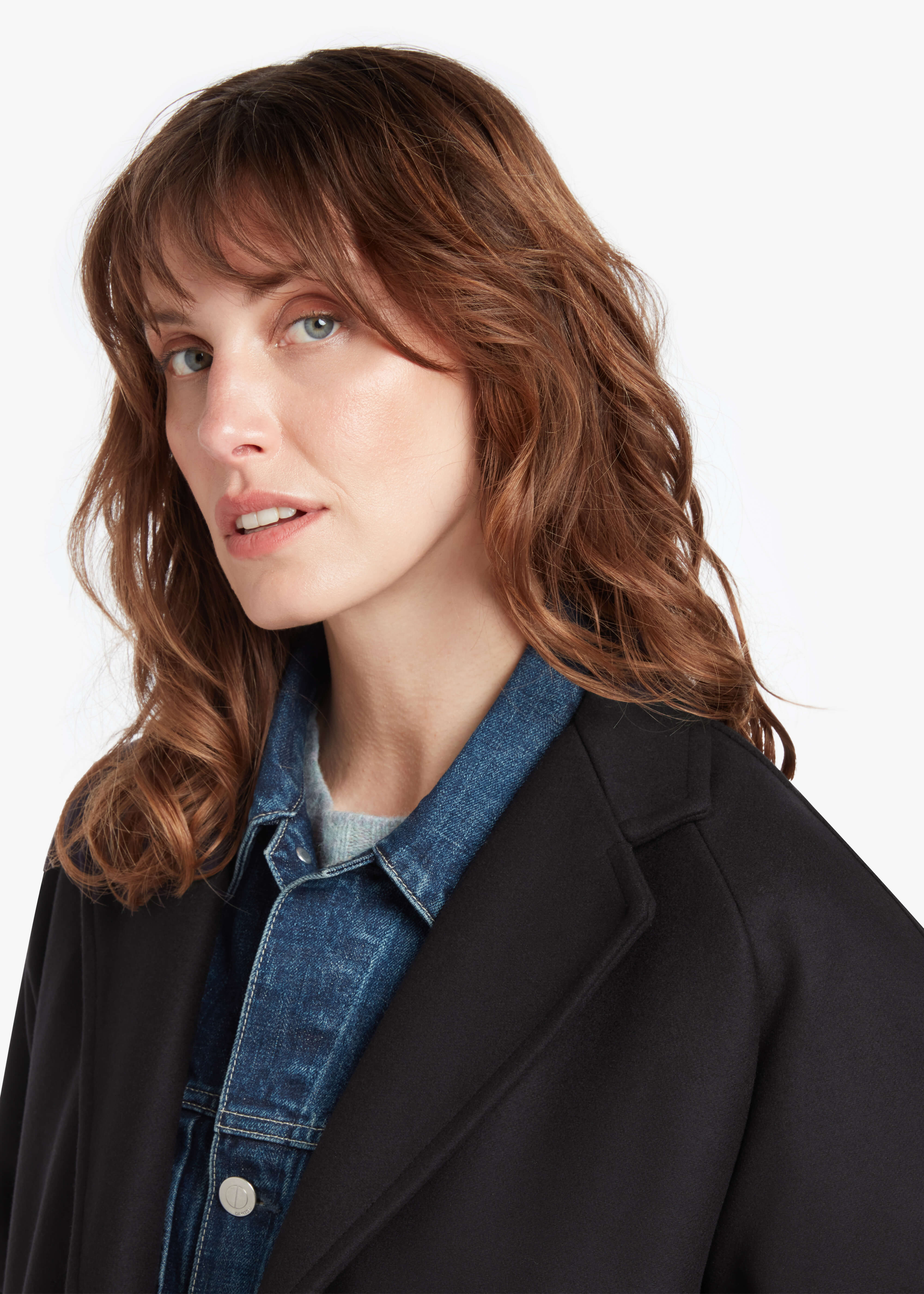 Women's Chesterfield Overcoat Navy - Image 4