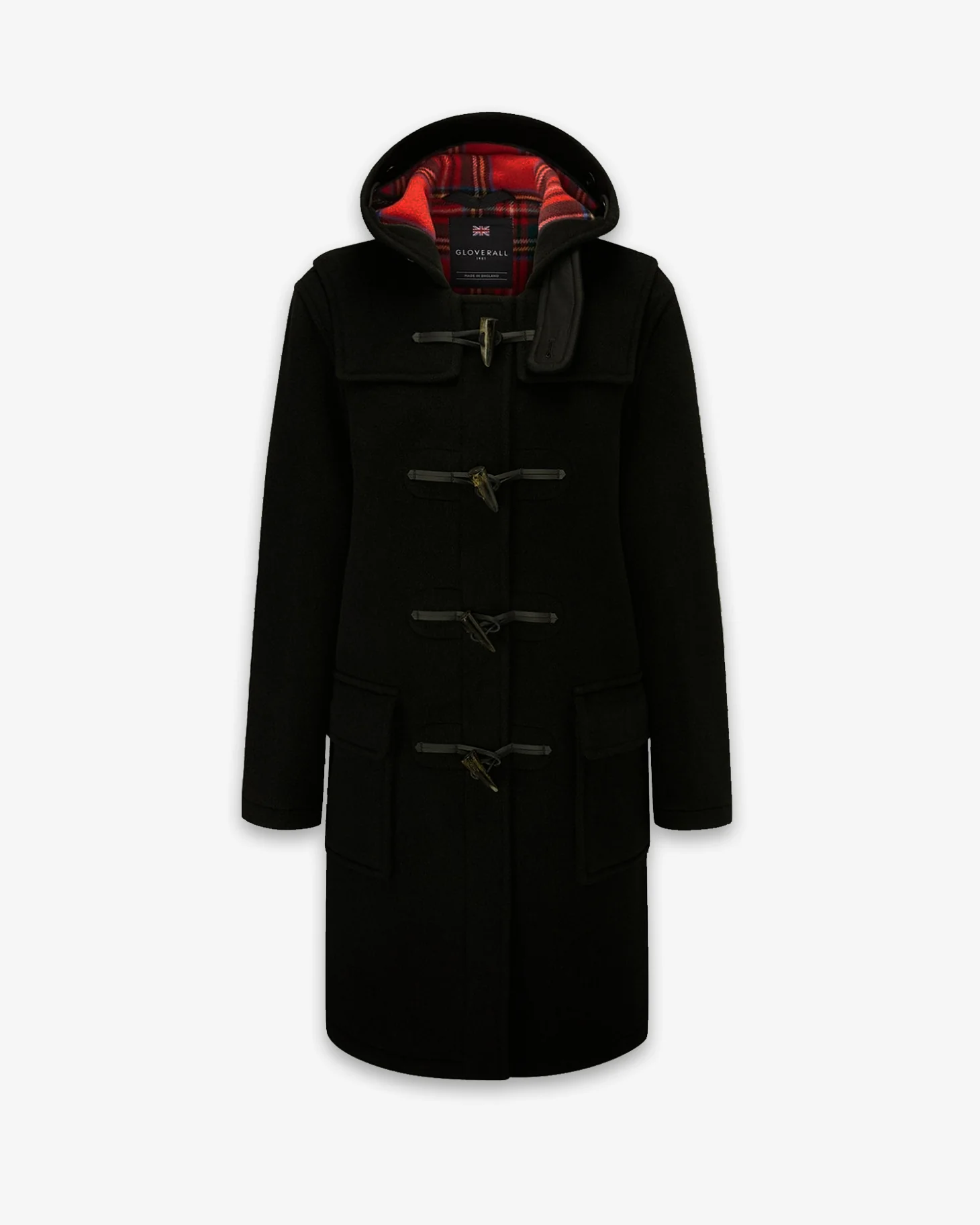 Women's Freda Duffle Coat Black Royal Stewart - Image 5