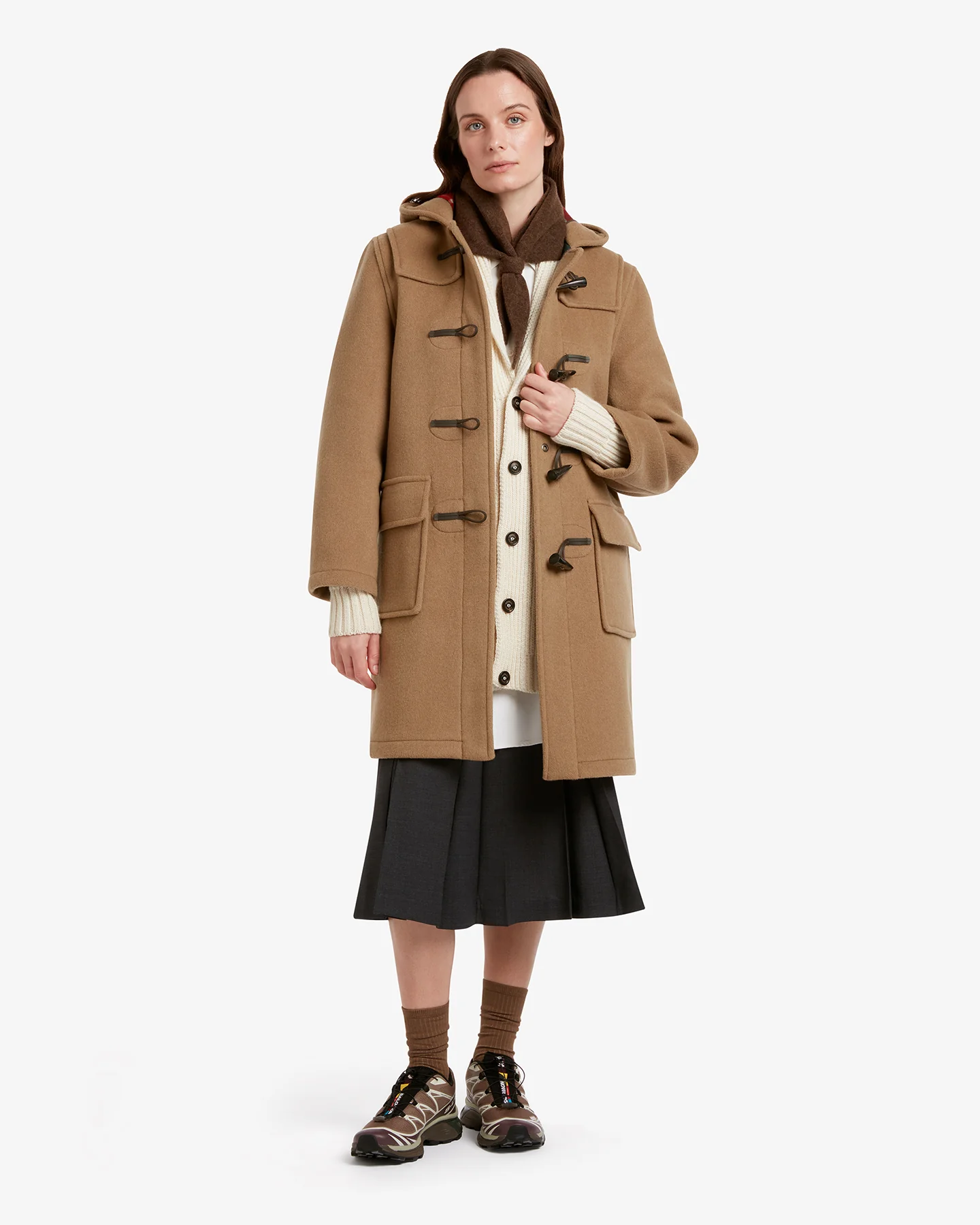 Women's Freda Duffle Coat Camel Buchanan - Image 2