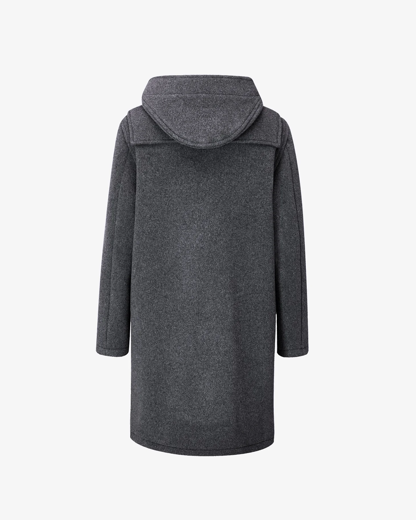 Women's Freda Duffle Coat Grey Black Watch - Image 6