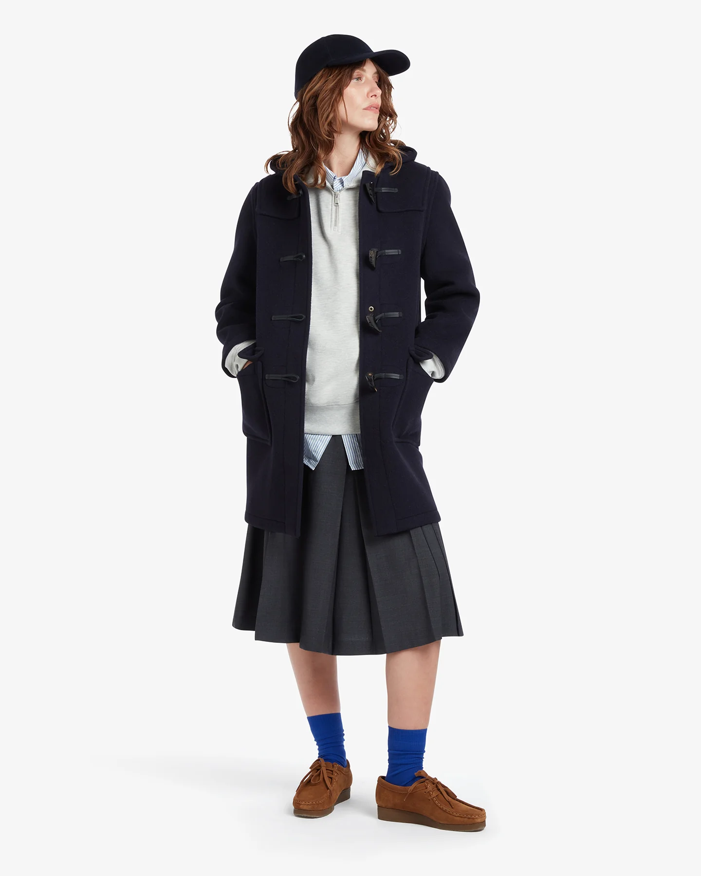 Women's Freda Duffle Coat Navy Dress Gordon - Image 2