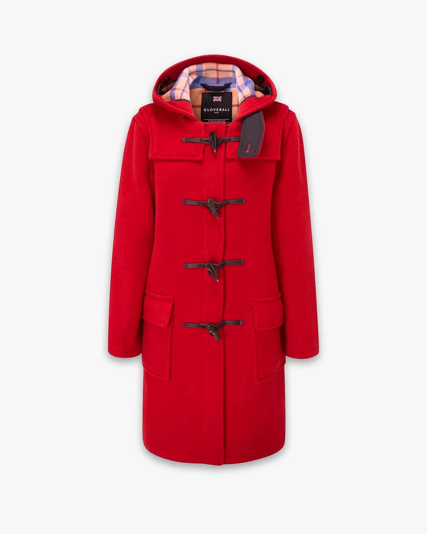 Women's Freda Duffle Coat Red Thomson - Image 5