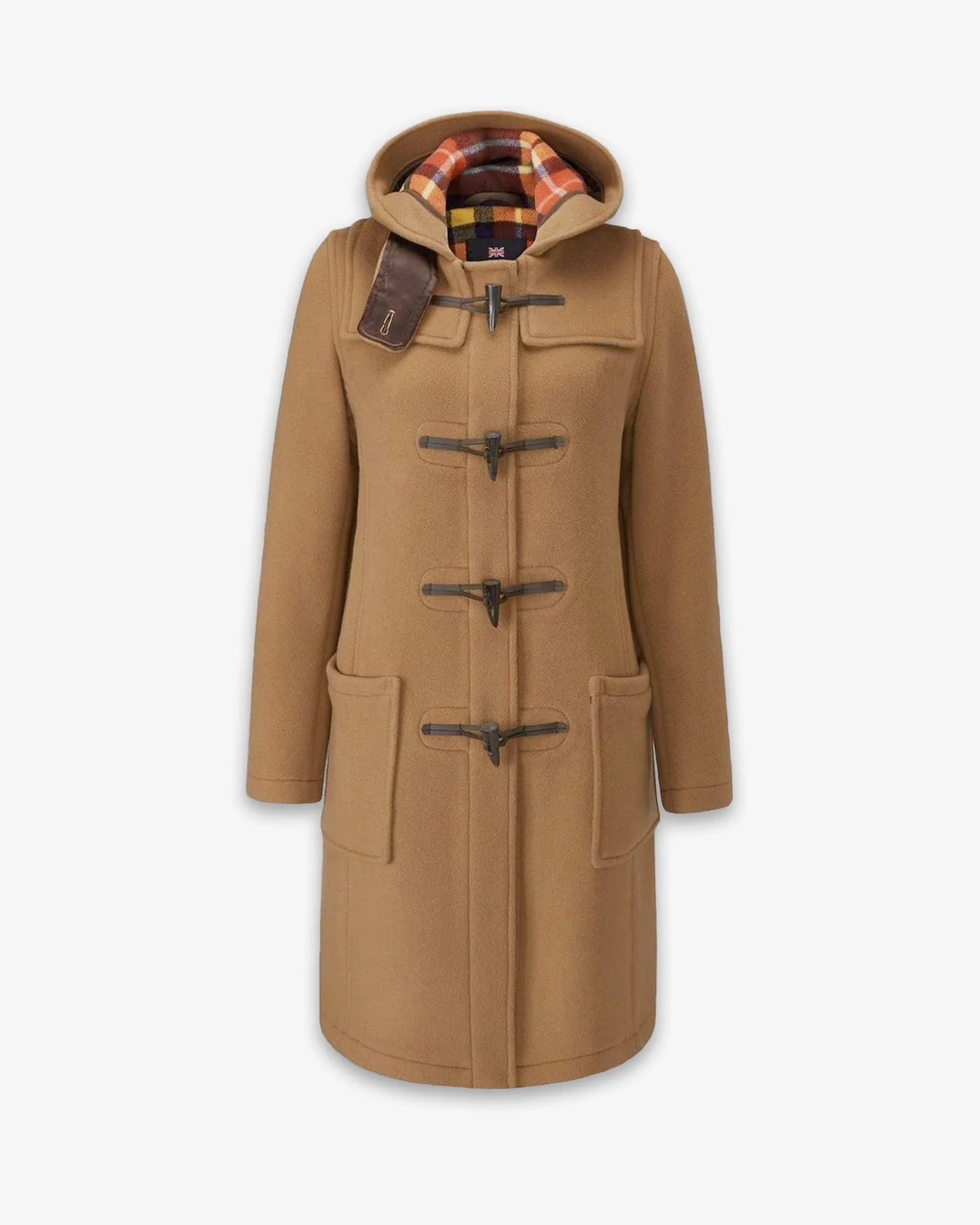 Women's Freda Long Slim Fit Duffle Coat Camel Buchanan - Image 5