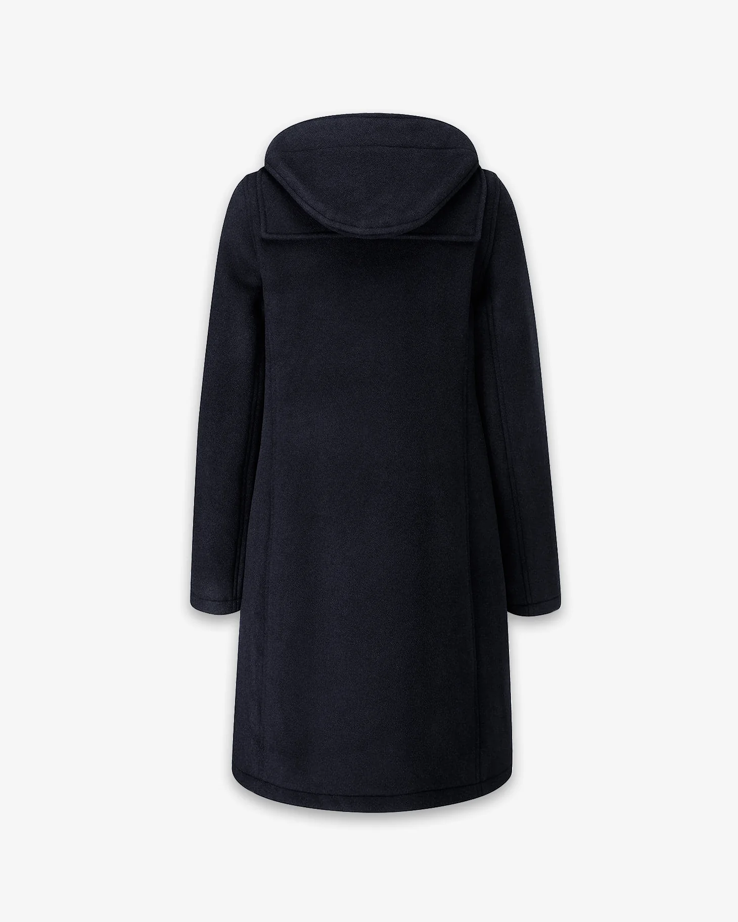 Women's Freda Long Slim Fit Duffle Coat Navy Black Watch - Image 6