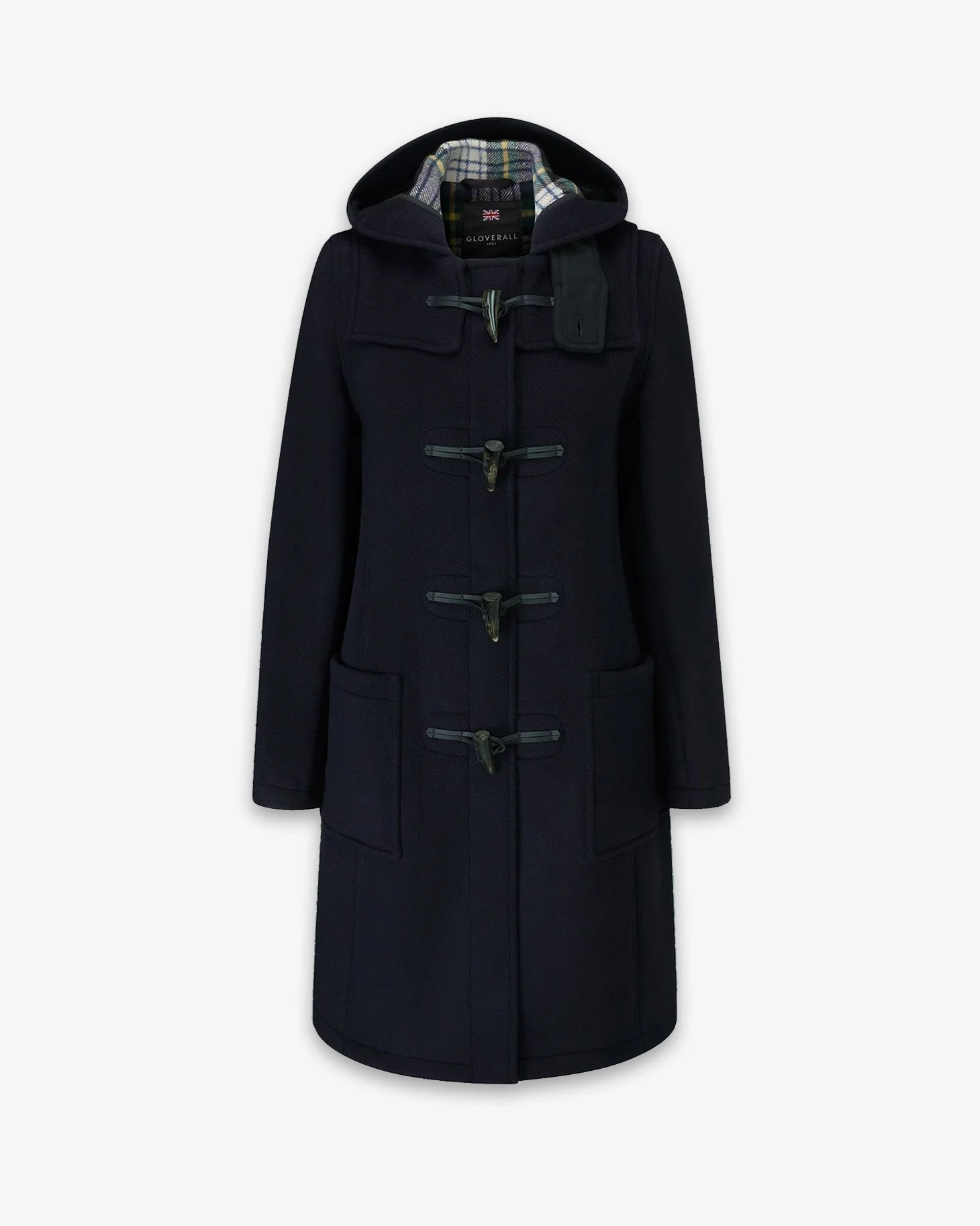 Women's Freda Long Slim Fit Duffle Coat Navy Dress Gordon - Image 5