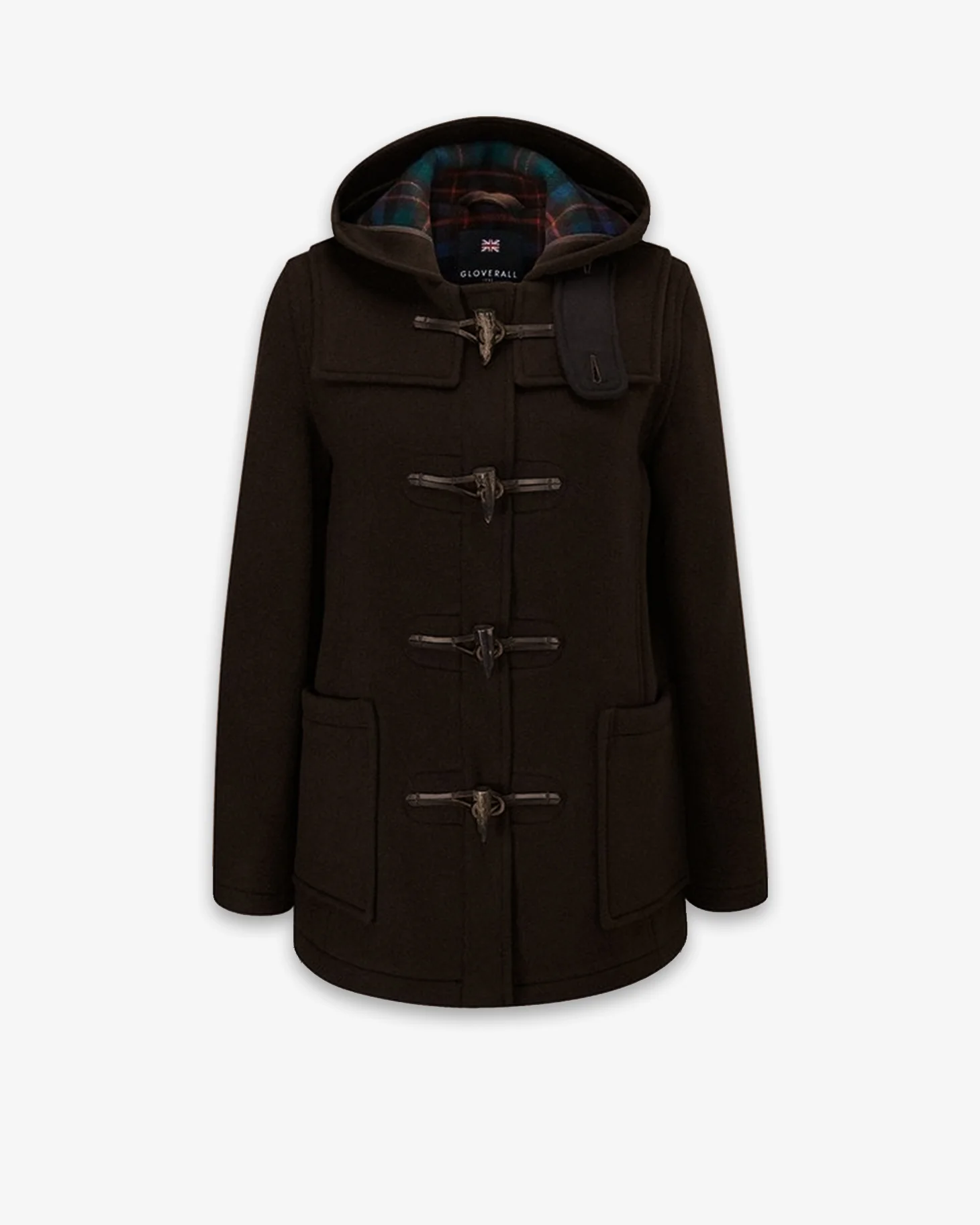 Women's Freda Short Slim Fit Duffle Coat Brown MacDuff Hunting - Image 5
