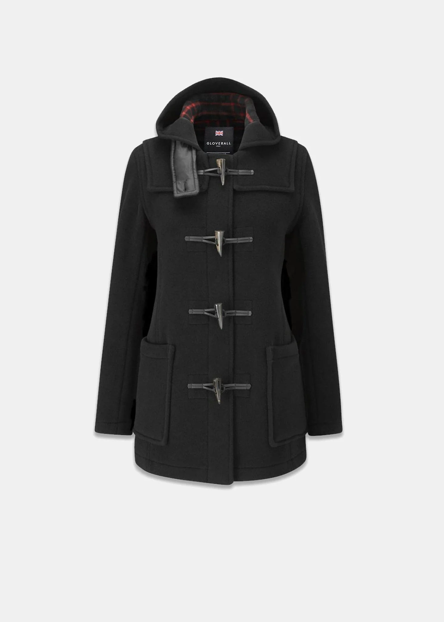 Women's Freda Short Slim Fit Duffle Coat FC Black