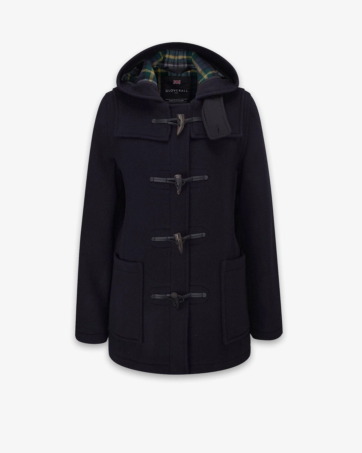 Women's Freda Short Slim Fit Duffle Coat Navy Dress Gordon - Image 5