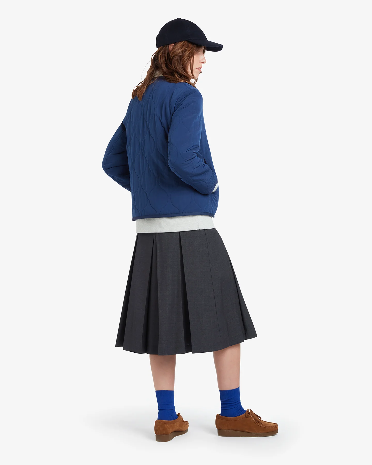 Women's Marilla Dufflewool Liner Jacket Navy - Image 4