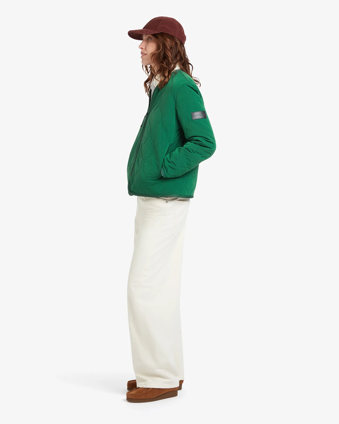 Women's Marilla Dufflewool Liner Jacket Racing Green - Image 3