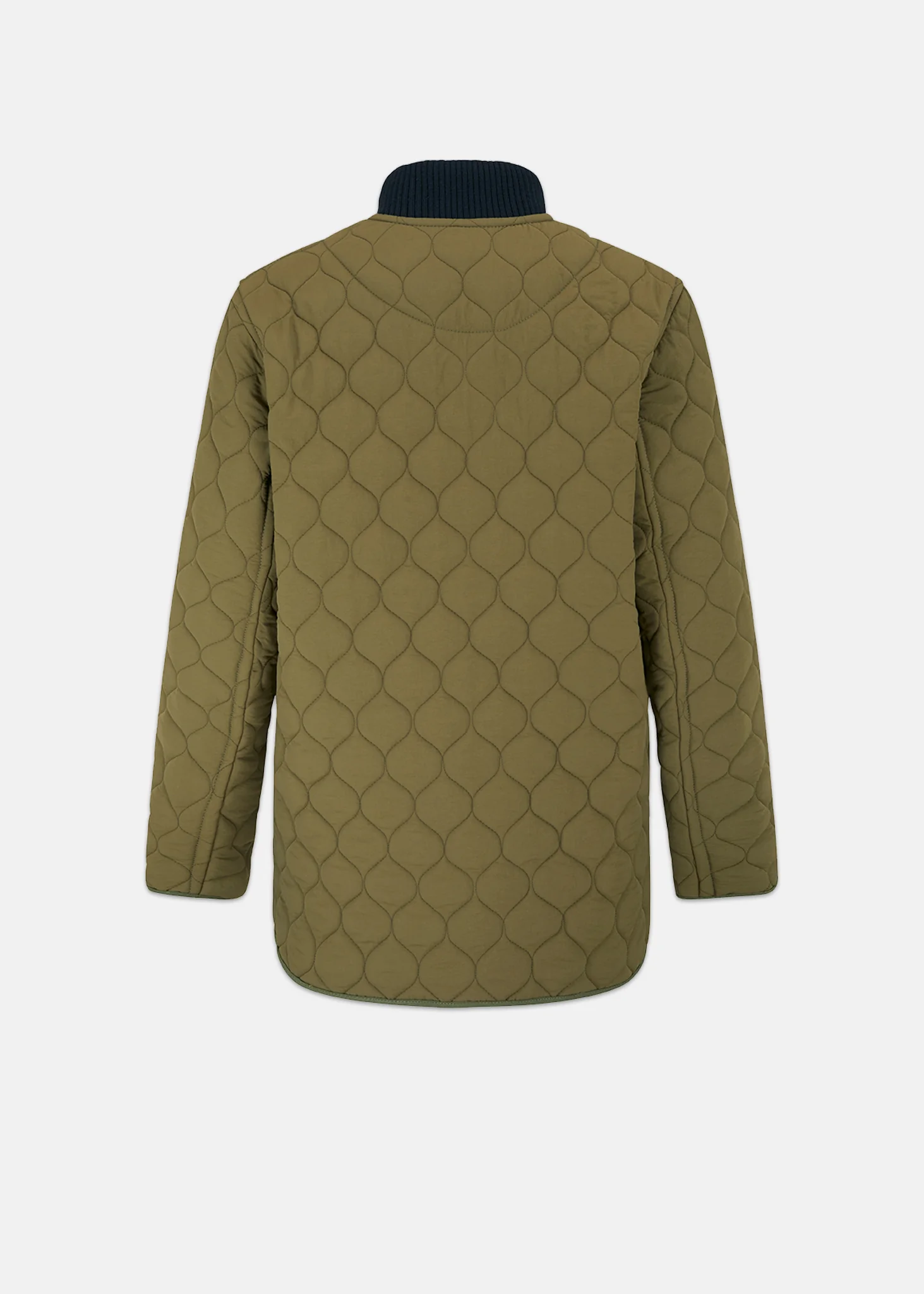 Women's Miller Quilted Jacket Olive Green - Image 2