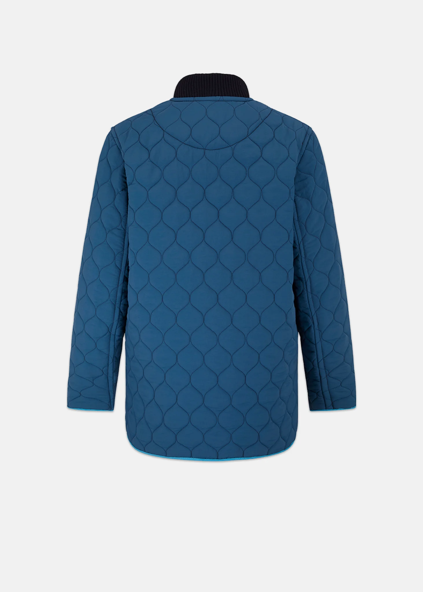 Women's Miller Quilted Jacket Petrol Blue - Image 2