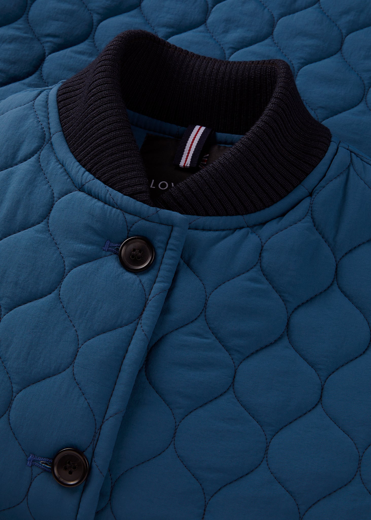 Women's Miller Quilted Jacket Petrol Blue - Image 4