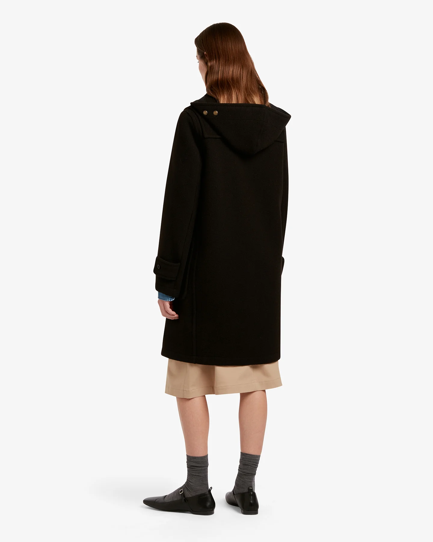 Women's Original Monty Duffle Coat Black - Image 4