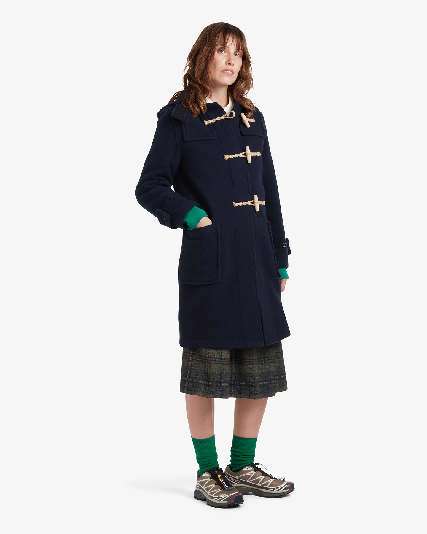 Women's Original Monty Duffle Coat Navy - Image 3