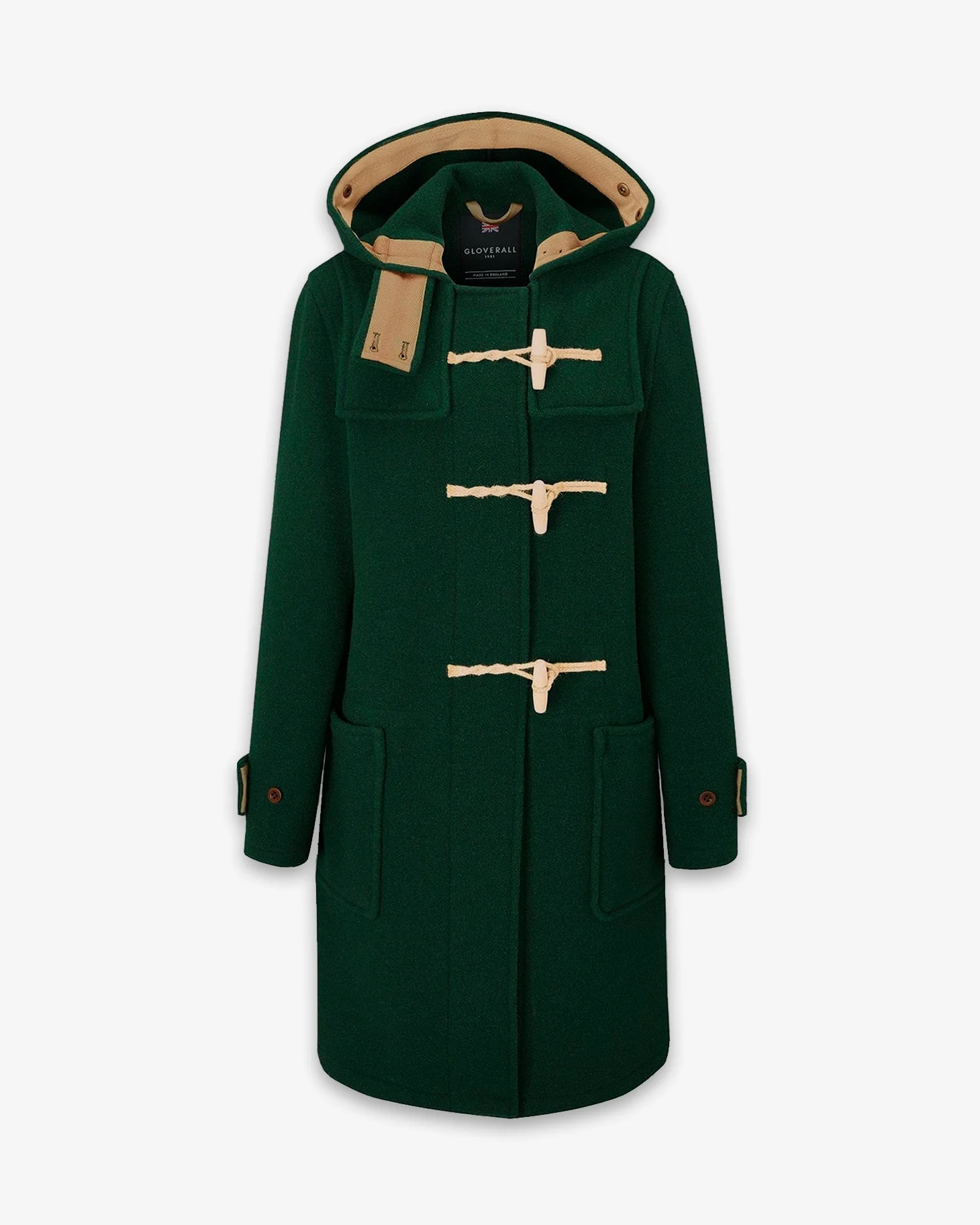 Women's Original Monty Duffle Coat Pine Green - Image 5