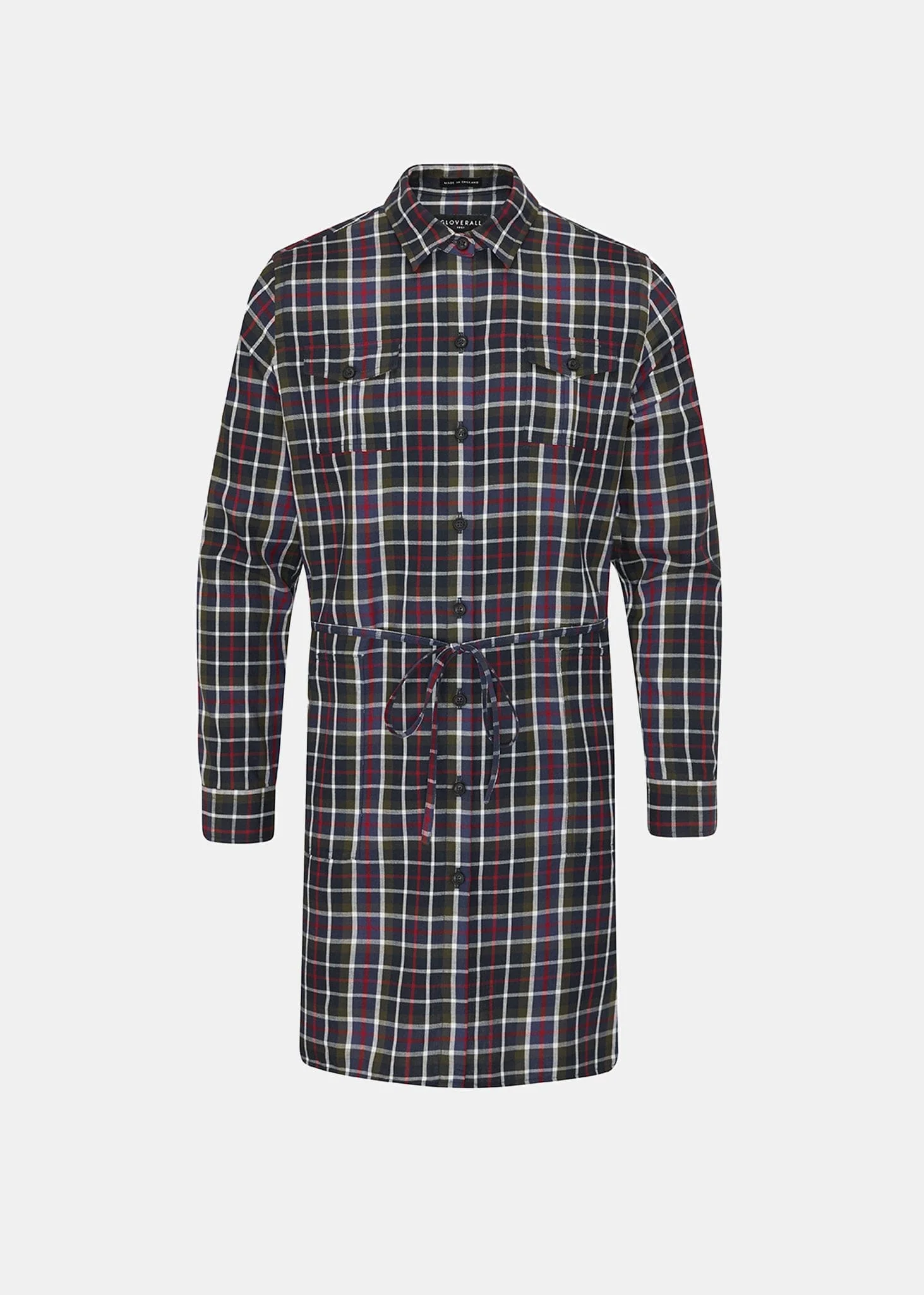 Women's Shirt Dress Check