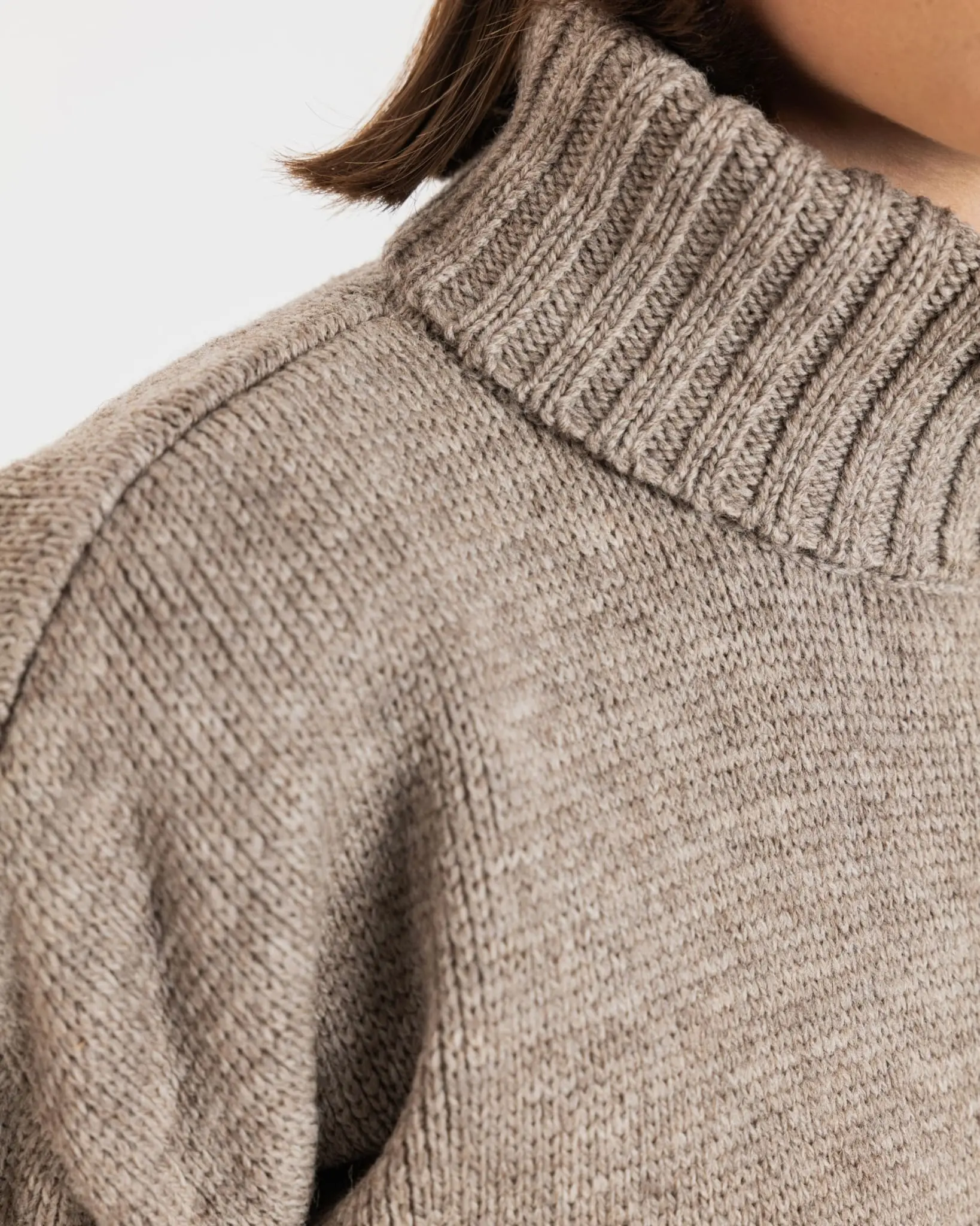 Women's Submariner Jumper Mushroom - Image 4