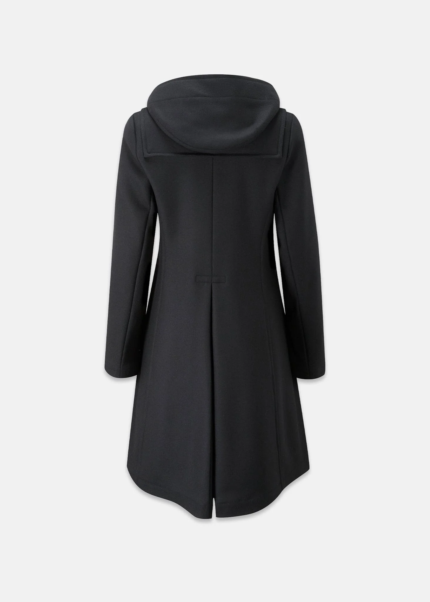 Women's Swing Duffle Coat Black - Image 2